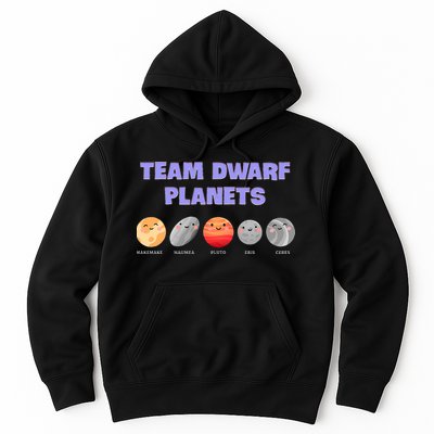 Team Dwarf Planets Pluto Funny Astronomy Science Hoodie