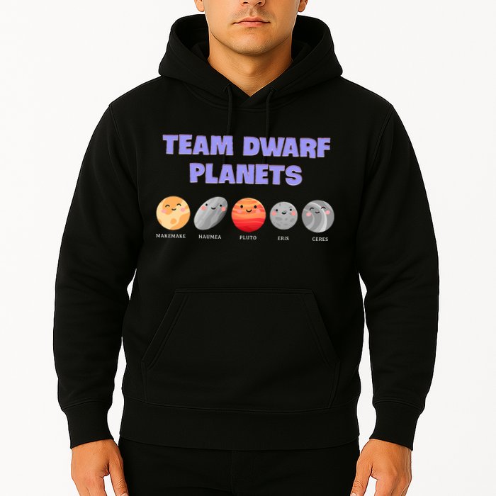 Team Dwarf Planets Pluto Funny Astronomy Science Hoodie
