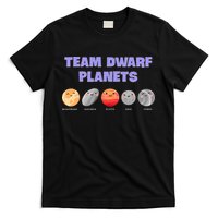 Team Dwarf Planets Pluto Funny Astronomy Science T-Shirt