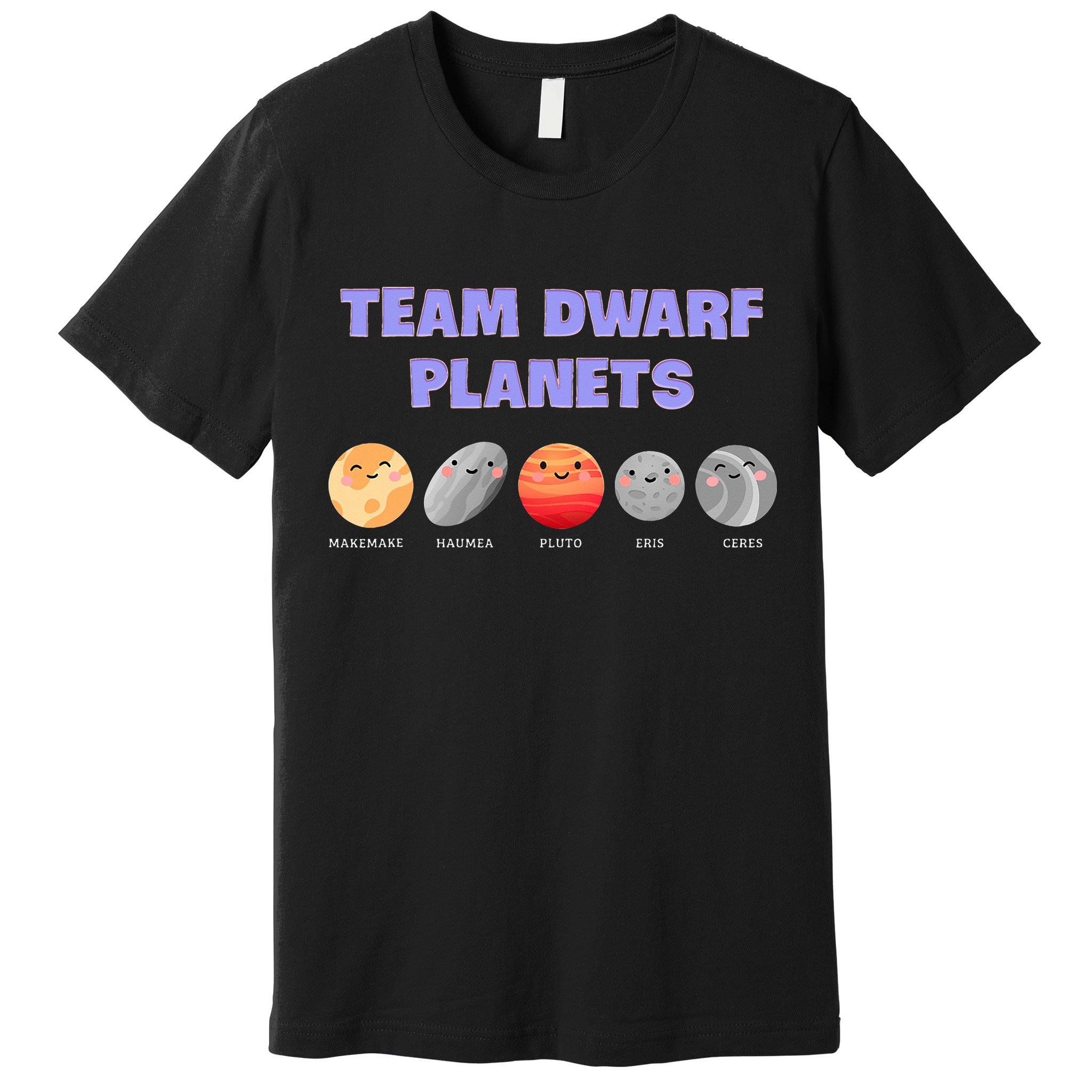 Team Dwarf Planets Pluto Funny Astronomy Science Premium T-Shirt