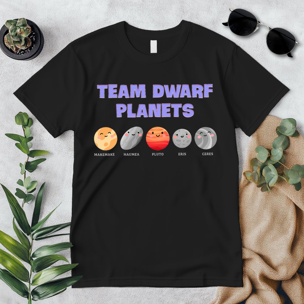 Team Dwarf Planets Pluto Funny Astronomy Science Premium T-Shirt