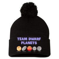 Team Dwarf Planets Pluto Funny Astronomy Science Pom Pom 12in Knit Beanie