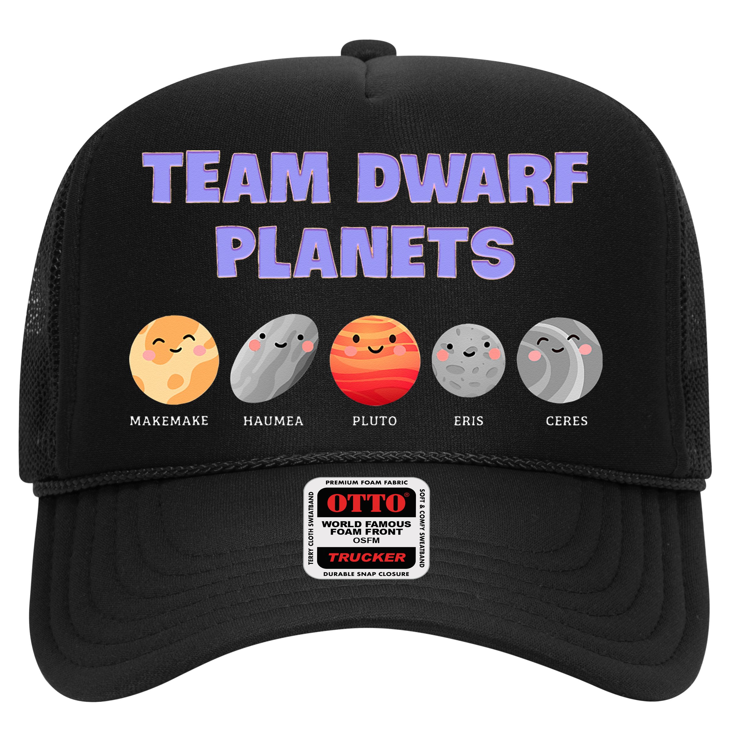 Team Dwarf Planets Pluto Funny Astronomy Science Hat