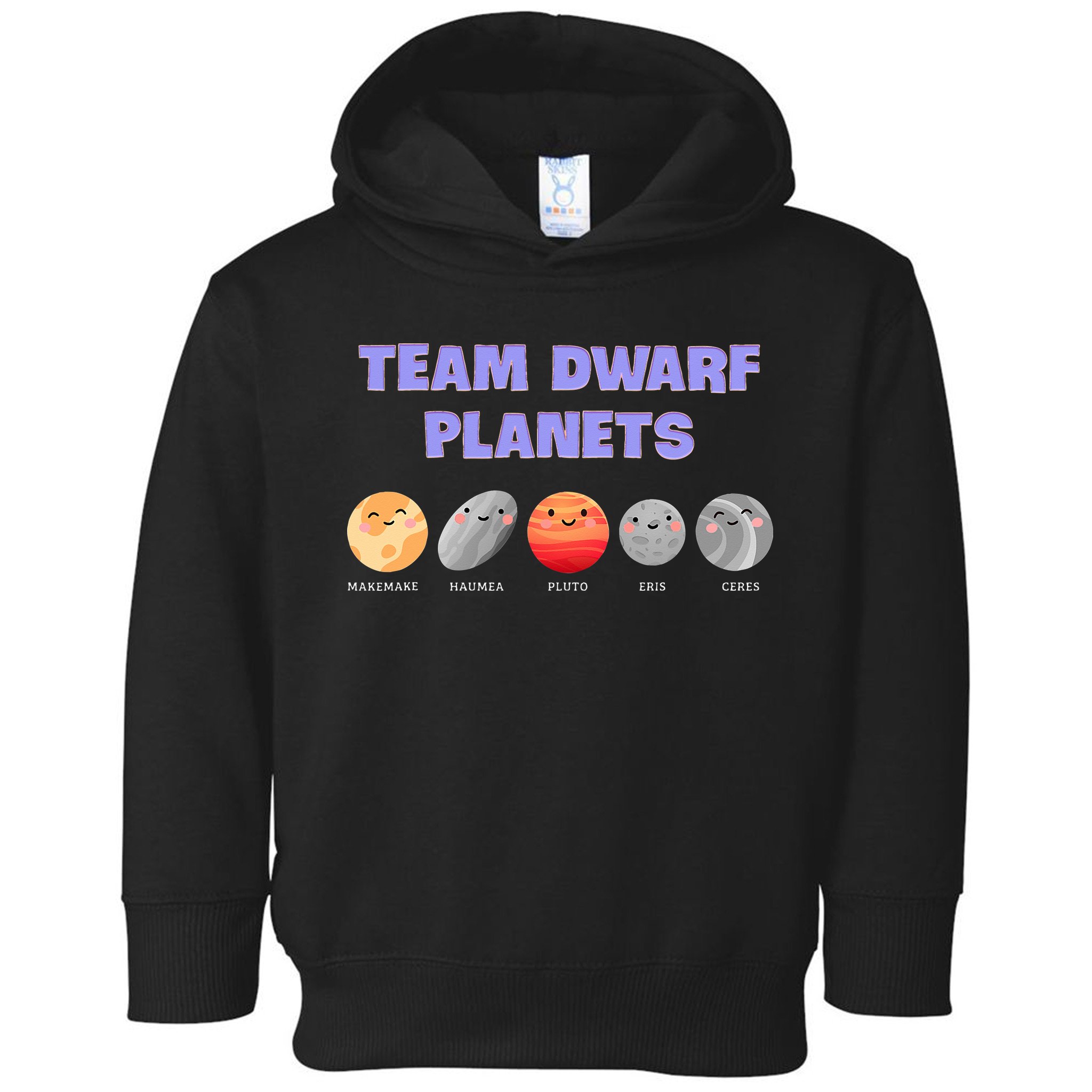 Team Dwarf Planets Pluto Funny Astronomy Science Toddler Hoodie