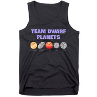 Team Dwarf Planets Pluto Funny Astronomy Science Tank Top