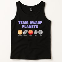 Team Dwarf Planets Pluto Funny Astronomy Science Tank Top