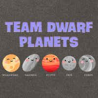 Team Dwarf Planets Pluto Funny Astronomy Science Cotton Canvas Backpack