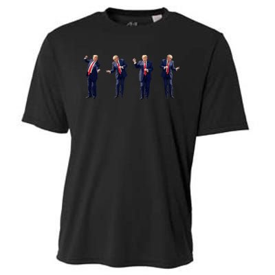 Trump Dance Potus 45 Dance Save America Trump 2024 Cooling Performance Crew T-Shirt