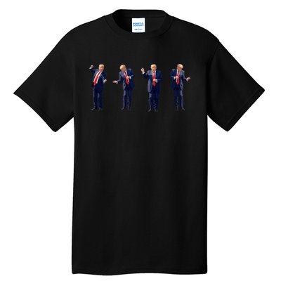 Trump Dance Potus 45 Dance Save America Trump 2024 Tall T-Shirt