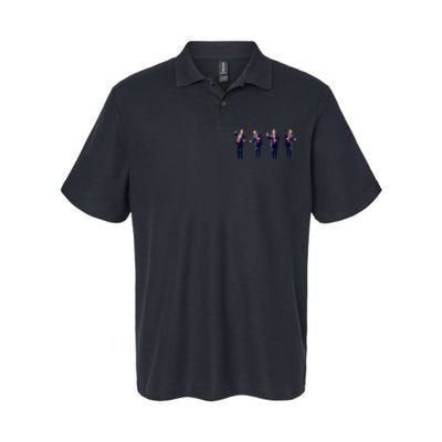 Trump Dance Potus 45 Dance Save America Trump 2024 Softstyle Adult Sport Polo