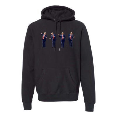 Trump Dance Potus 45 Dance Save America Trump 2024 Premium Hoodie