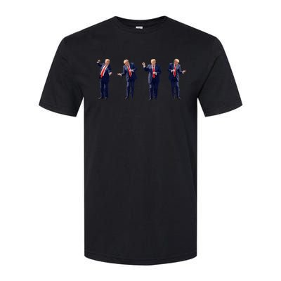 Trump Dance Potus 45 Dance Save America Trump 2024 Softstyle CVC T-Shirt