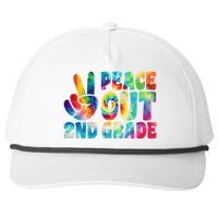 tie dye peace out second grade cute last day of 2nd grade Snapback Five-Panel Rope Hat