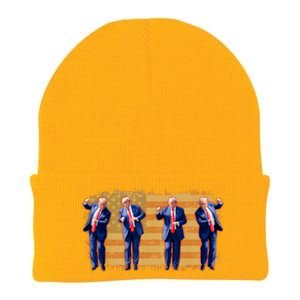 Trump Dance Pro Trump 2024 Trump President Maga 45 47 Knit Cap Winter Beanie