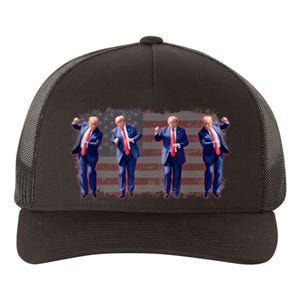 Trump Dance Pro Trump 2024 Trump President Maga 45 47 Yupoong Adult 5-Panel Trucker Hat