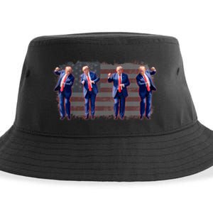 Trump Dance Pro Trump 2024 Trump President Maga 45 47 Sustainable Bucket Hat