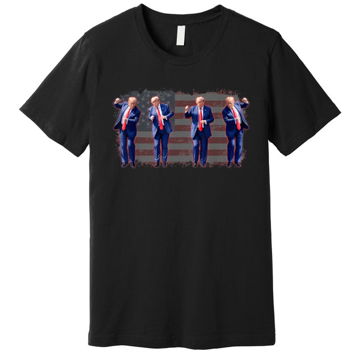 Trump Dance Pro Trump 2024 Trump President Maga 45 47 Premium T-Shirt