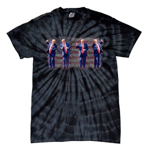 Trump Dance Pro Trump 2024 Trump President Maga 45 47 Tie-Dye T-Shirt