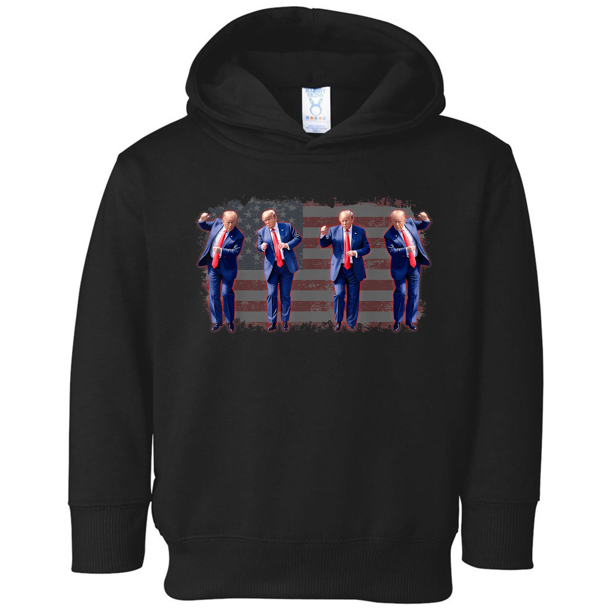 Trump Dance Pro Trump 2024 Trump President Maga 45 47 Toddler Hoodie
