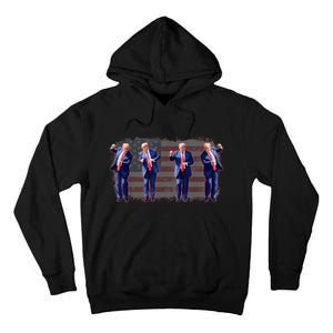 Trump Dance Pro Trump 2024 Trump President Maga 45 47 Tall Hoodie