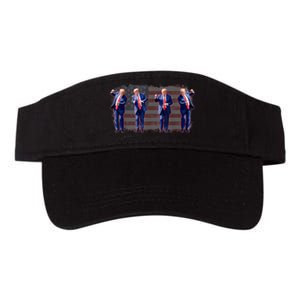 Trump Dance Pro Trump 2024 Trump President Maga 45 47 Valucap Bio-Washed Visor