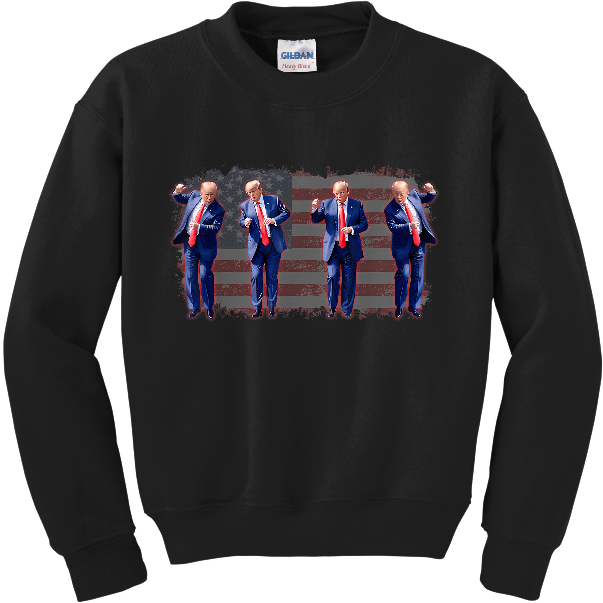 Trump Dance Pro Trump 2024 Trump President Maga 45 47 Kids Sweatshirt