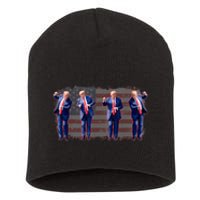 Trump Dance Pro Trump 2024 Trump President Maga 45 47 Short Acrylic Beanie