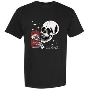 Till Death Pepper Skeleton Halloween Skeleton Drink Pepper Garment-Dyed Heavyweight T-Shirt