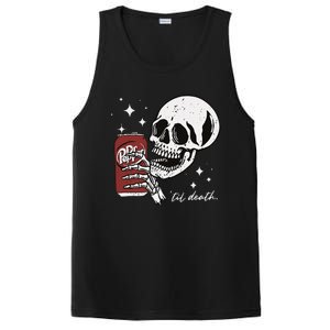 Till Death Pepper Skeleton Halloween Skeleton Drink Pepper PosiCharge Competitor Tank