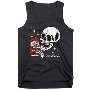 Till Death Pepper Skeleton Halloween Skeleton Drink Pepper Tank Top