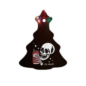 Till Death Pepper Skeleton Halloween Skeleton Drink Pepper Ceramic Tree Ornament