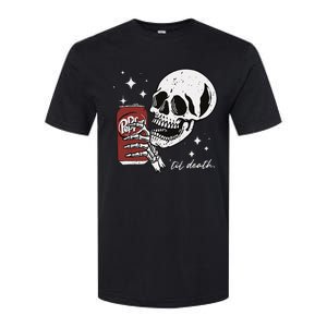 Till Death Pepper Skeleton Halloween Skeleton Drink Pepper Softstyle CVC T-Shirt