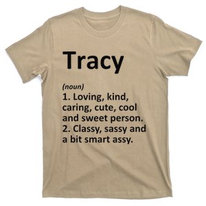 TRACY Definition Personalized Name Funny Birthday Gift Idea T-Shirt