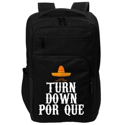 Turn Down Por Que Essential Impact Tech Backpack