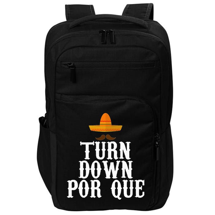 Turn Down Por Que Essential Impact Tech Backpack