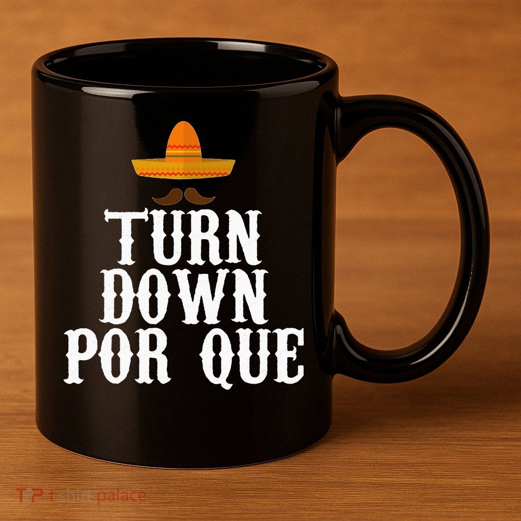 Turn Down Por Que Essential 11oz C Handle Ceramic Mug
