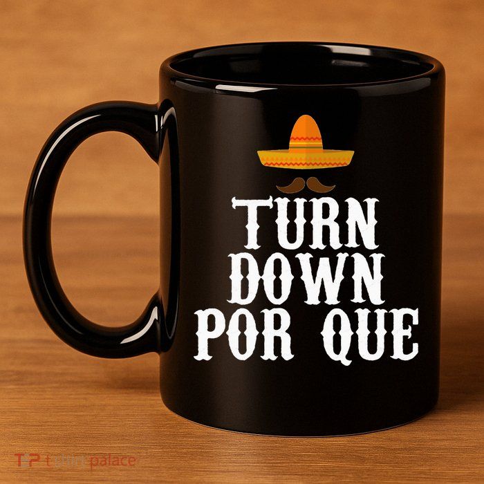 Turn Down Por Que Essential 11oz C Handle Ceramic Mug