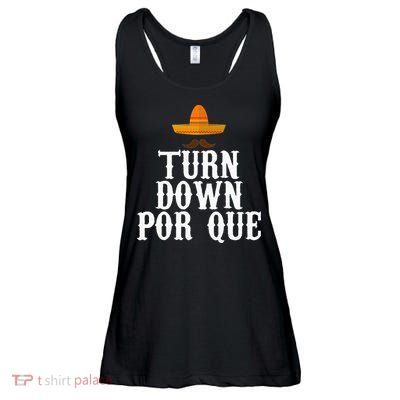 Turn Down Por Que Essential Ladies Essential Flowy Tank