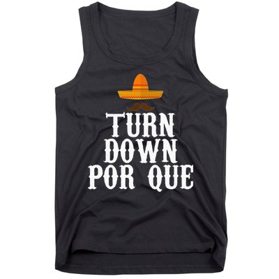Turn Down Por Que Essential Tank Top