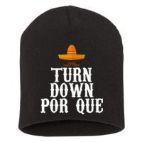 Turn Down Por Que Essential Short Acrylic Beanie