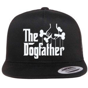 The Dogfather Perfect Gift for Dog Lovers Flat Bill Trucker Hat