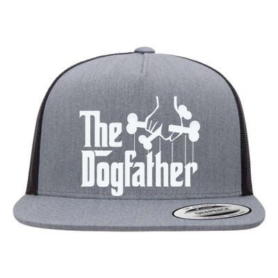 The Dogfather Perfect Gift for Dog Lovers Flat Bill Trucker Hat