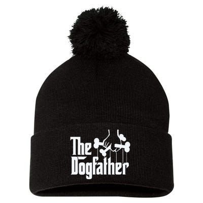 The Dogfather Perfect Gift for Dog Lovers Pom Pom 12in Knit Beanie