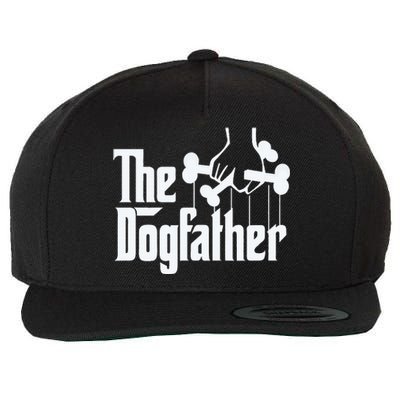 The Dogfather Perfect Gift for Dog Lovers Wool Snapback Cap