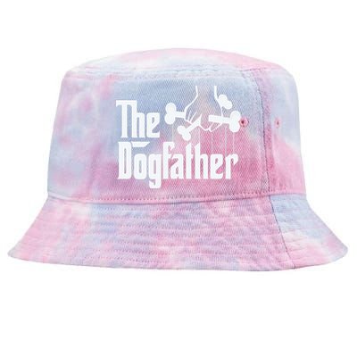 The Dogfather Perfect Gift for Dog Lovers Tie-Dyed Bucket Hat