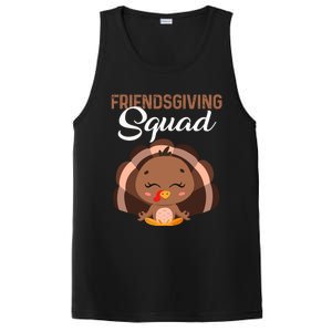 Thanksgiving Day Party Friendsgiving Squad Meditation Turkey Meaningful Gift PosiCharge Competitor Tank