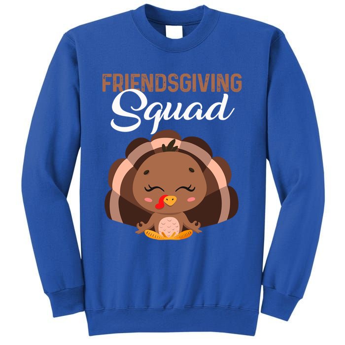 Thanksgiving Day Party Friendsgiving Squad Meditation Turkey Meaningful Gift Sweatshirt