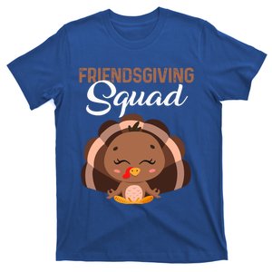 Thanksgiving Day Party Friendsgiving Squad Meditation Turkey Meaningful Gift T-Shirt