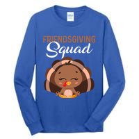 Thanksgiving Day Party Friendsgiving Squad Meditation Turkey Meaningful Gift Tall Long Sleeve T-Shirt