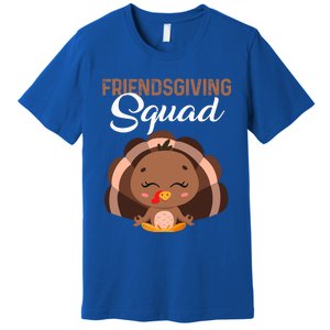 Thanksgiving Day Party Friendsgiving Squad Meditation Turkey Meaningful Gift Premium T-Shirt